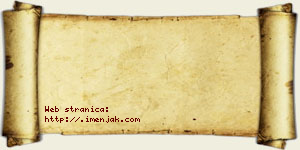 Jagodinka Maksić vizit kartica